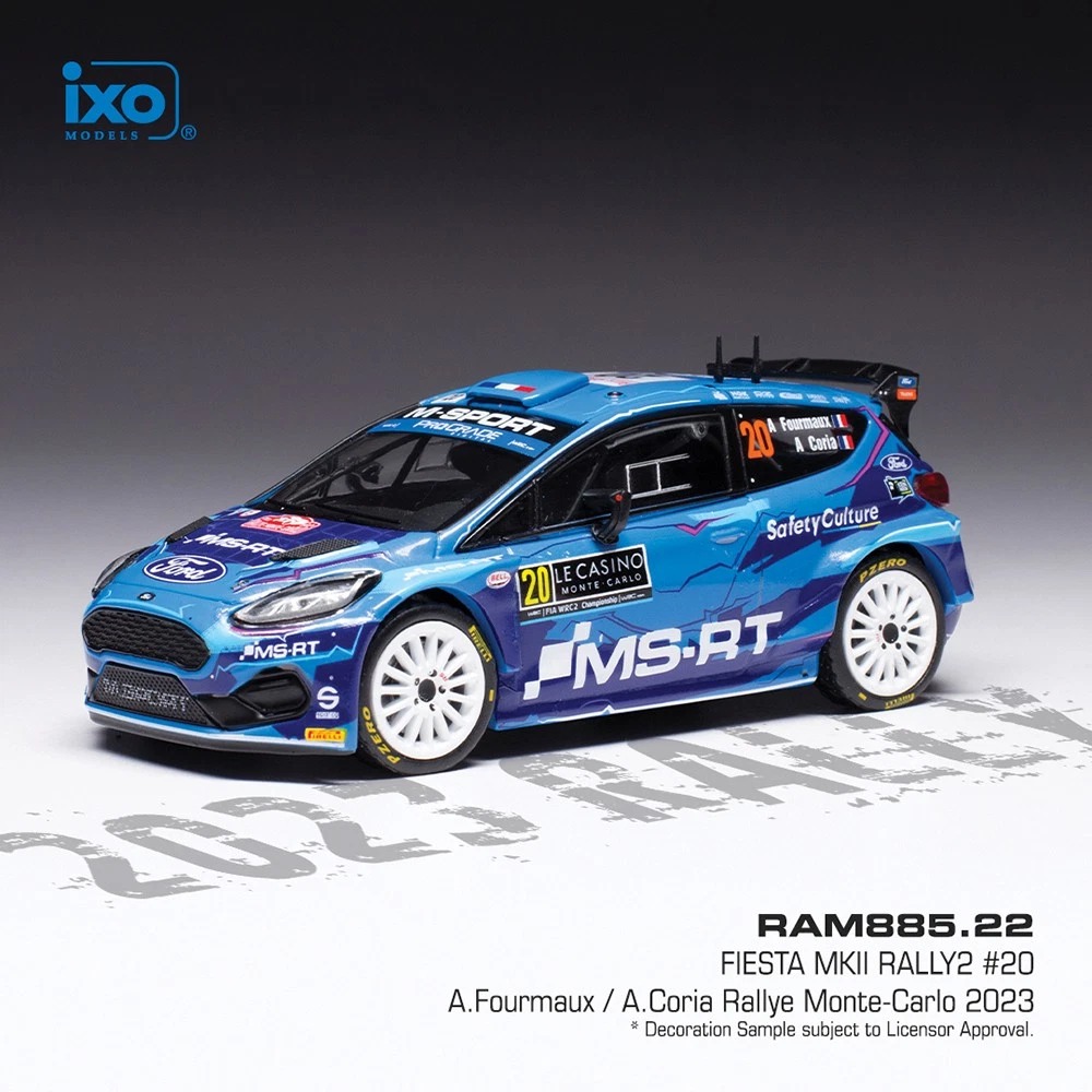 Ford Fiesta MKII Rally2 #20 &ndash; A. Fourmaux / A. Coria | Rallye Monte-Carlo 2023